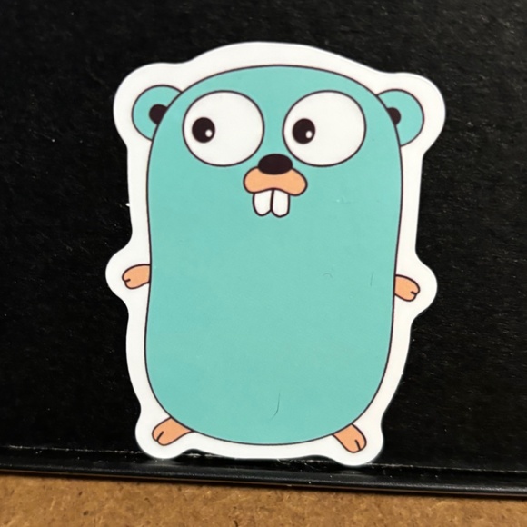 CARTOON BEAVER STICKER - Picture 1 of 1